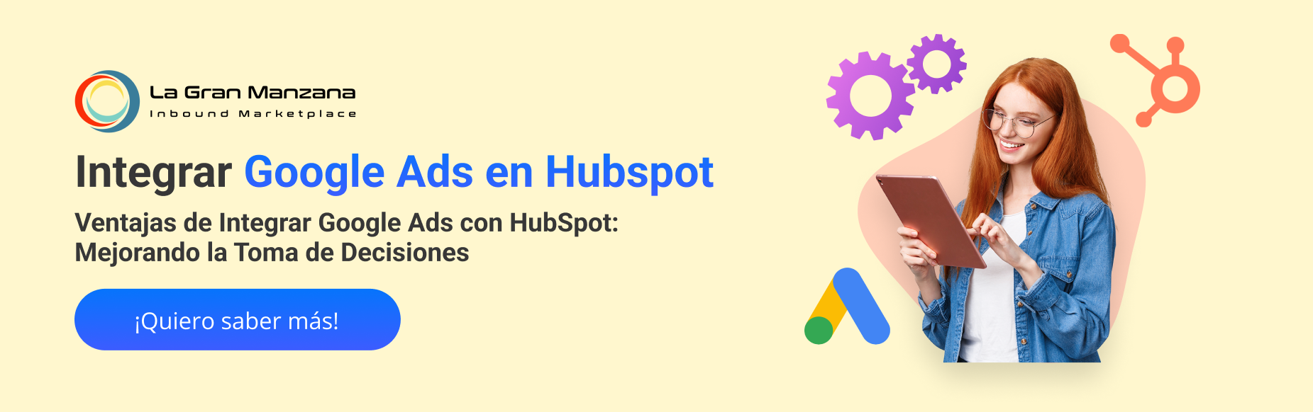 integracion google ads hubspot cta
