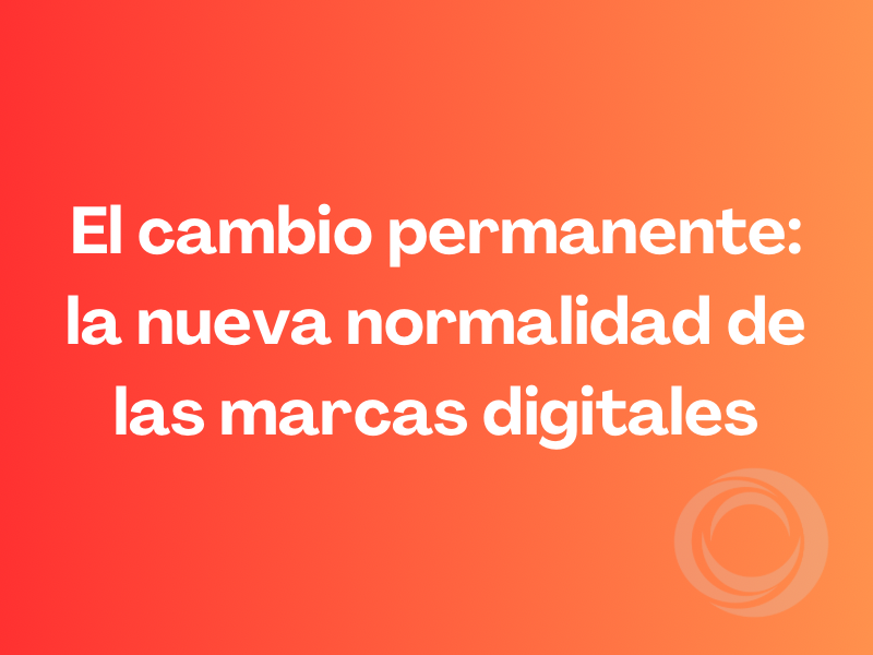 Estrategias marcas digitales - equipo de marketing analizando datos en presentación, concepto de cambio permanente